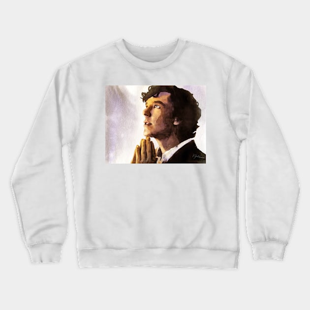 Sherlock 02 Crewneck Sweatshirt by katjaskiewicz